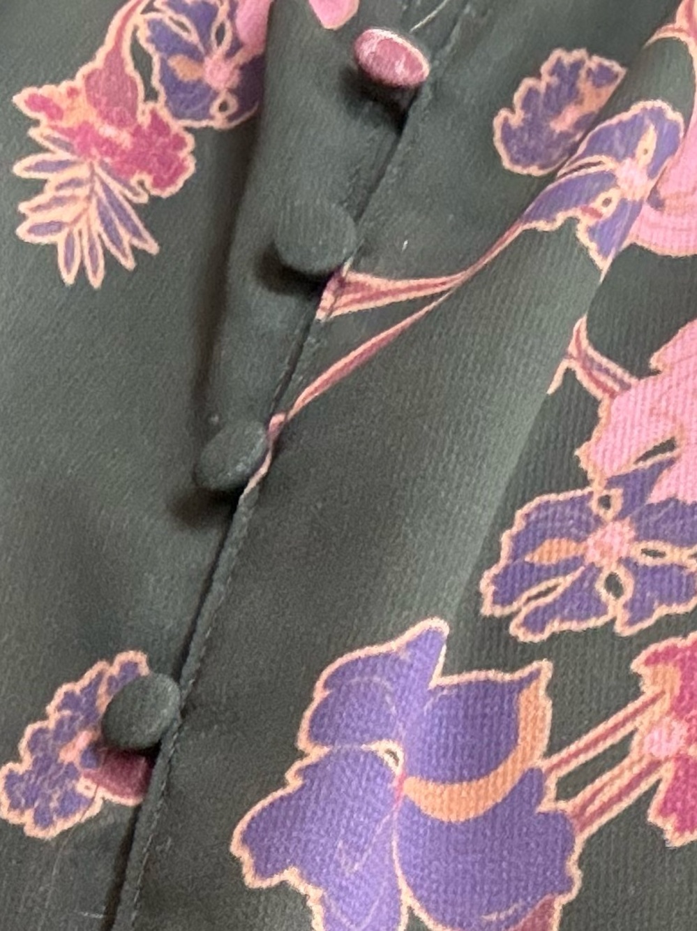 Floral cropped blouse - Picture 3 of 3